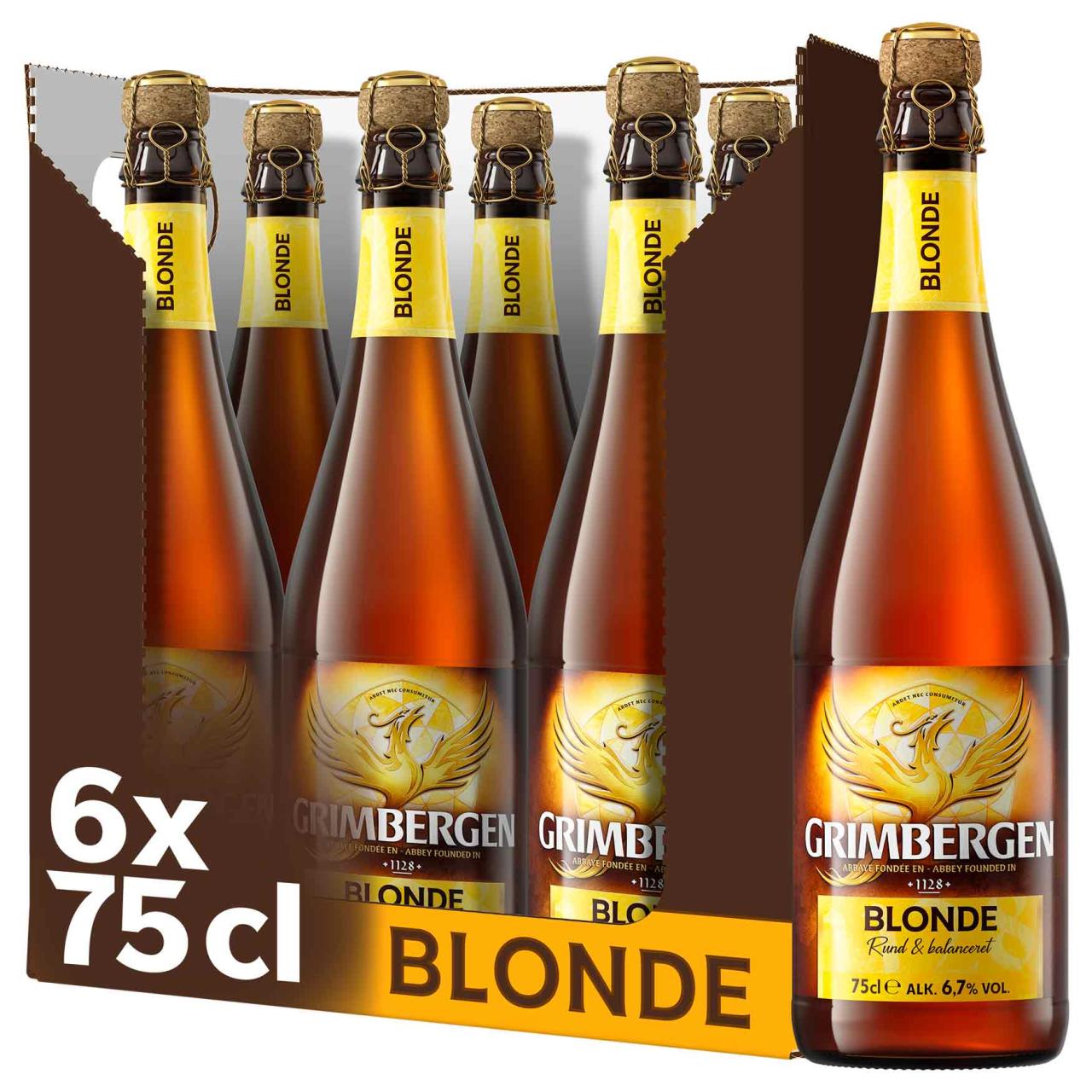 Grimbergen Blonde 6,7% 6x0,75l Flasche