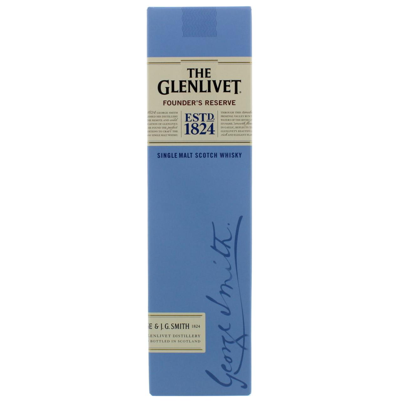 The Glenlivet Founder's Reserve Scotch Whisky 40% 0,7l