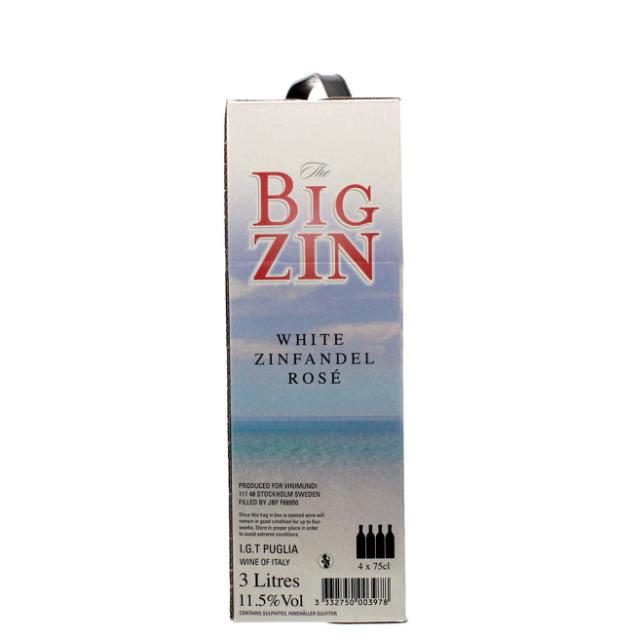 BIG ZIN White Zinfandel Rose 11,5% BIB 3,0l Display