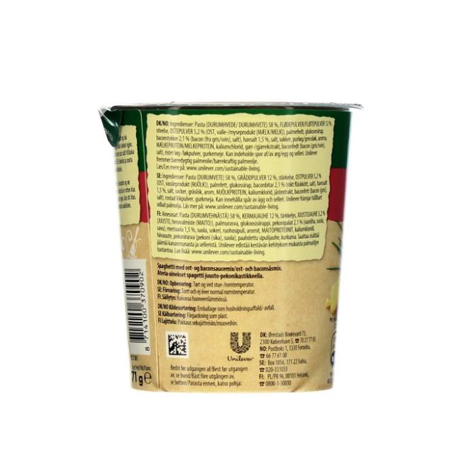 Knorr Snackpot Carbonara 63g