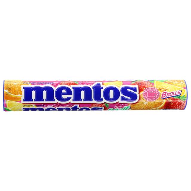 Mentos Jumbo Roll Fruit 8er 296g