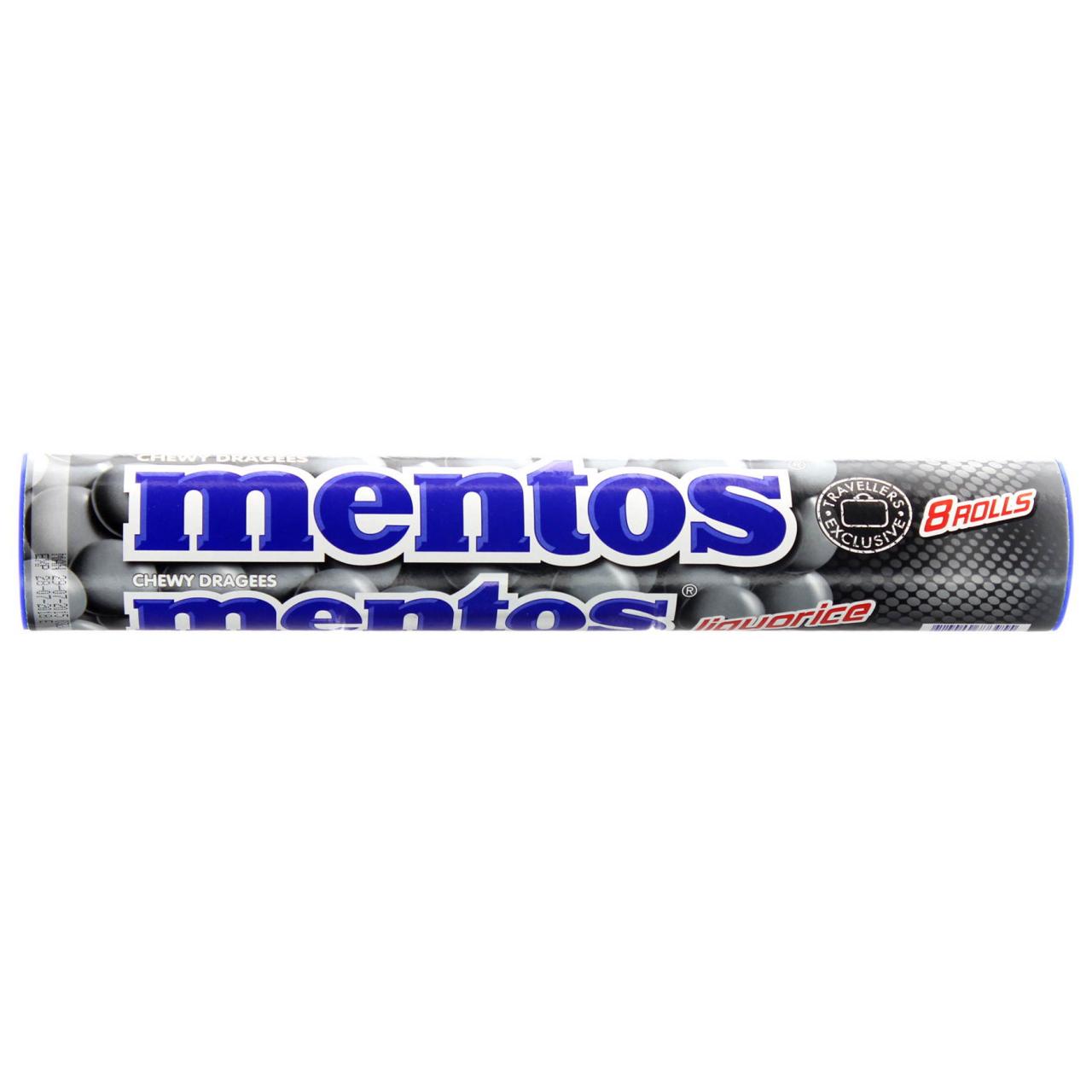 Mentos Jumbo Roll Liquorice 8er 296g