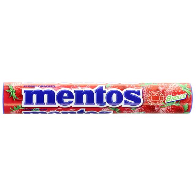 Mentos Jumbo Roll Strawberry 8er 296g