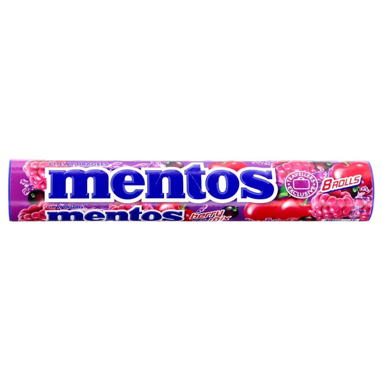 Mentos Jumbo Roll Berry Mix 8er 296g