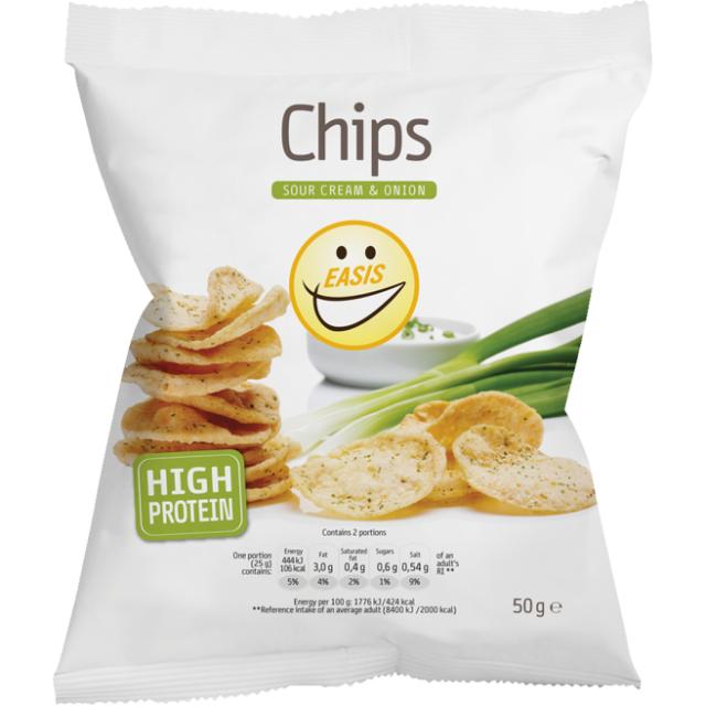 EASIS Sour Cream & Onion Chips 50g