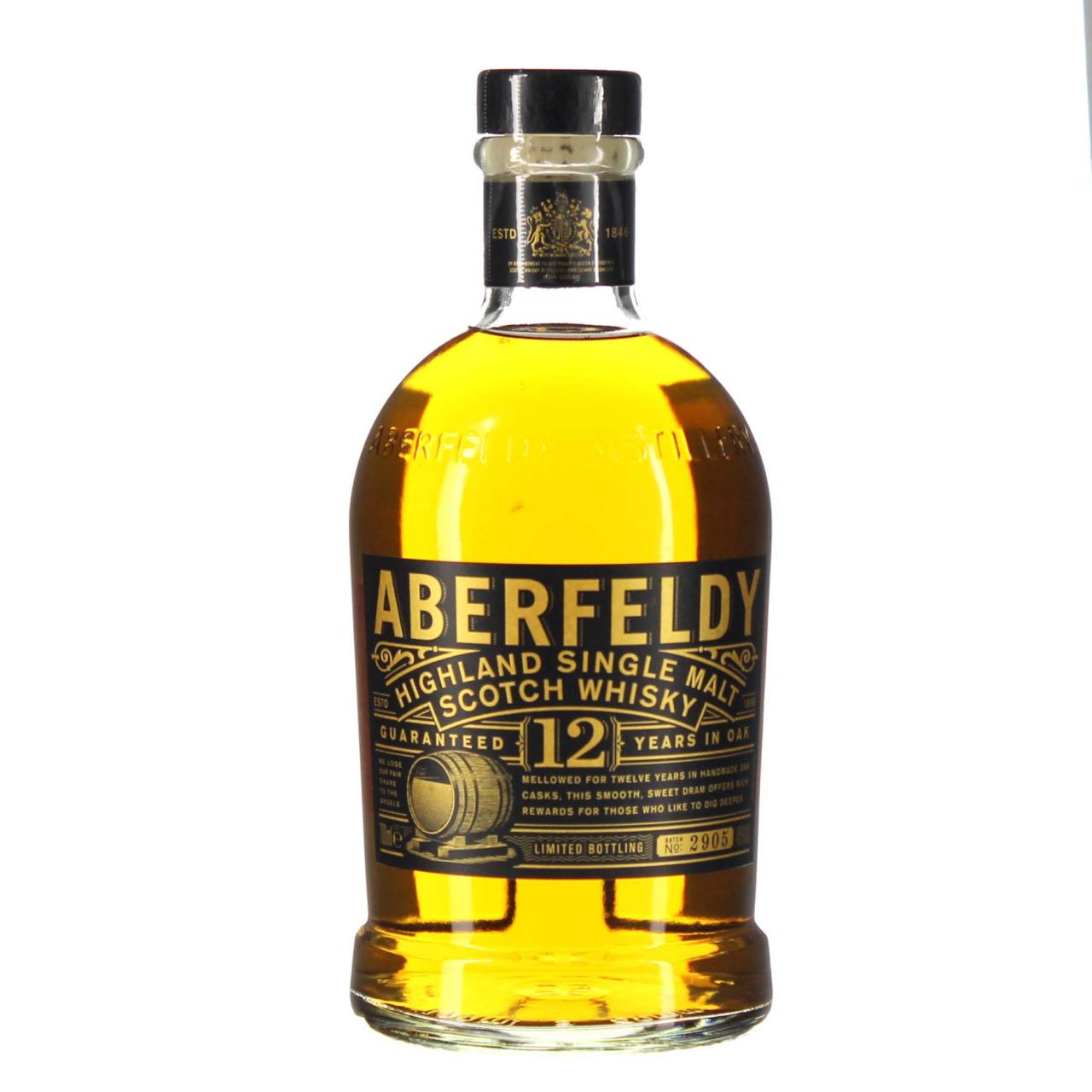 Aberfeldy Highland Single Malt Scotch Whisky 12 Years 40% 0,7l