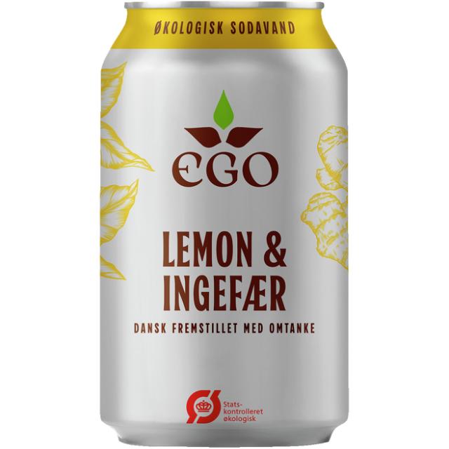 Ego Lemon/Ingefær Økologisk 24x0,33l Dose