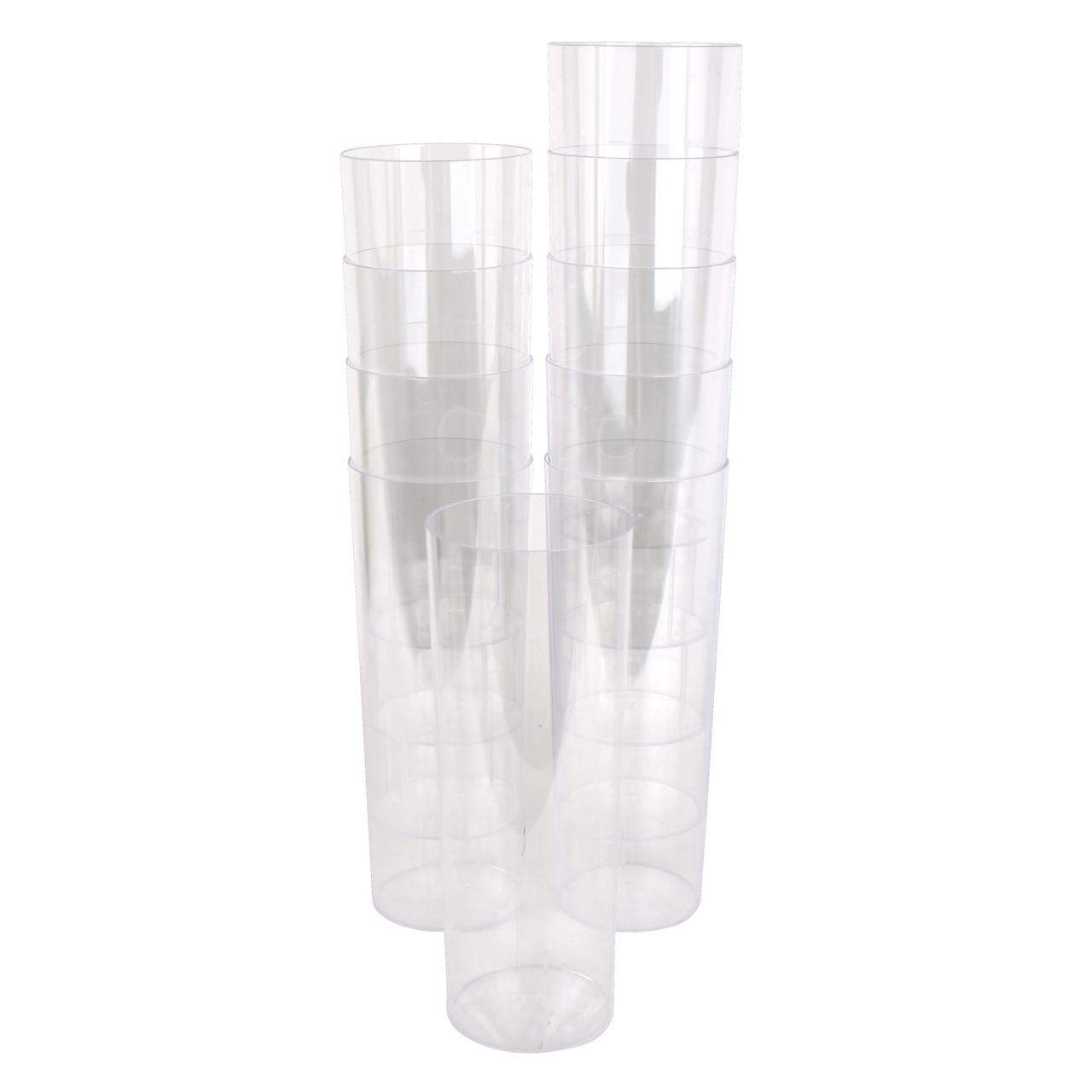 Long drinks glas 30 cl. 10 stk./Longdrink-Glas Plastik 300ml/10 St.