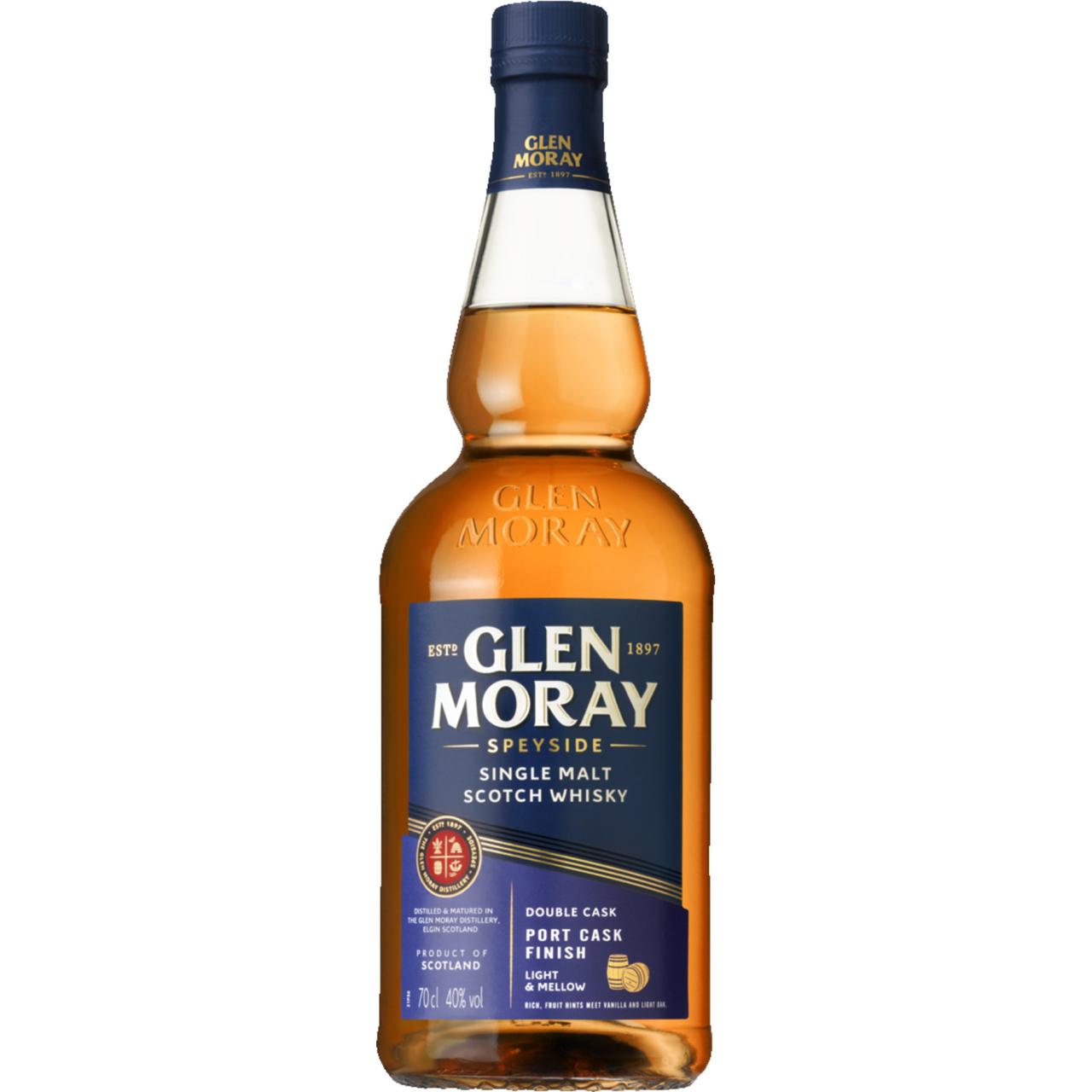 Glen Moray Whisky Port Cask Finish 40% 0,7l
