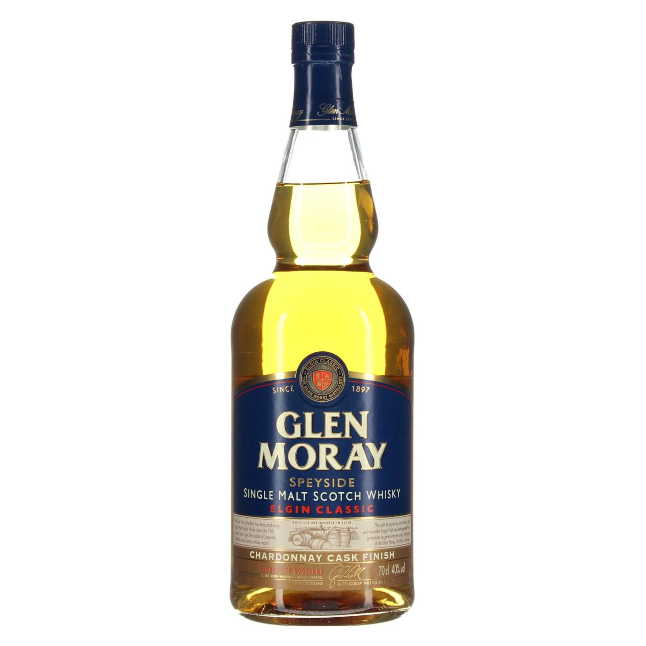Glen Moray Whisky Chardonnay Cask 40% 0,7l
