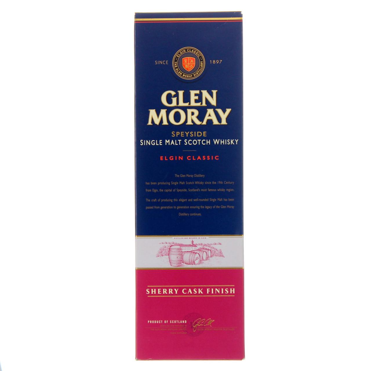 Glen Moray Whisky Sherry Cask 40% 0,7l