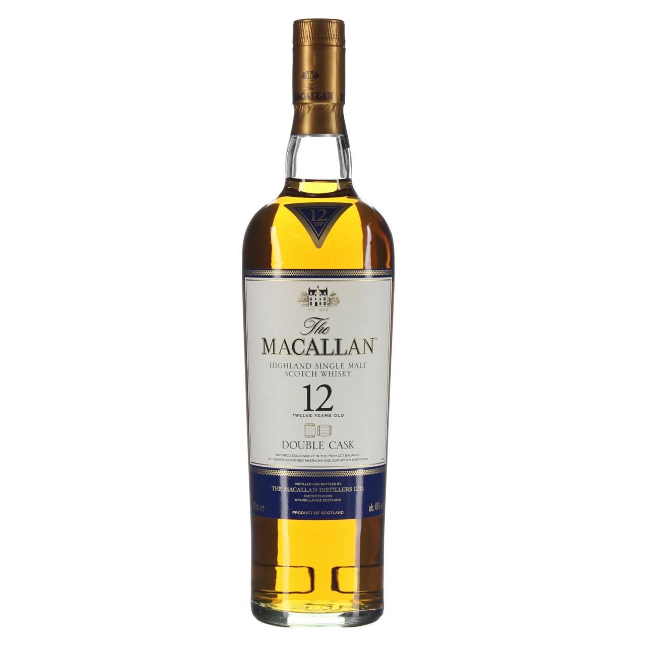 Macallan Double Cask Whisky 12 YO 40% 0,7l