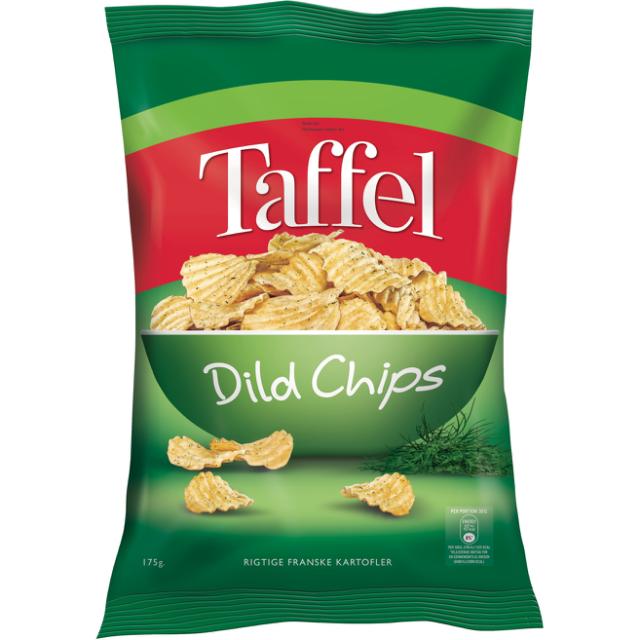 Taffel Dild Chips 175g