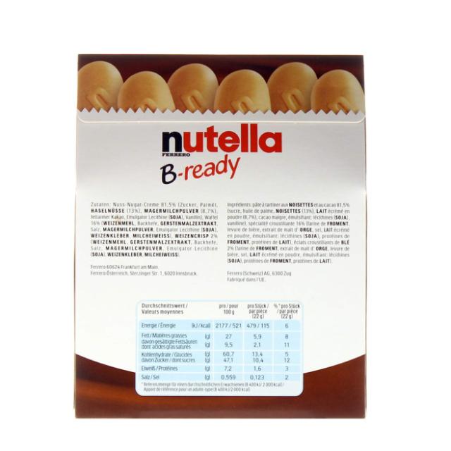 Nutella B-Ready 6 pk. 132g