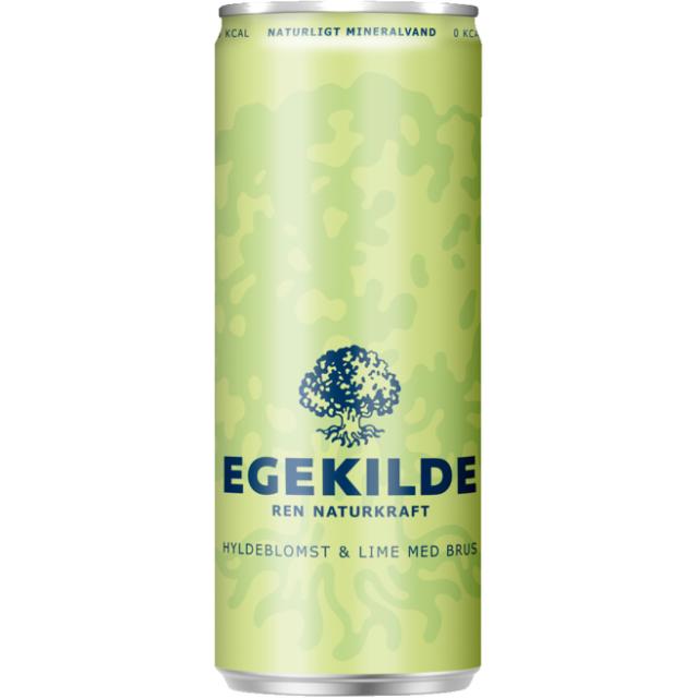 Egekilde Hyldeblomst-Lime 24x0,33l Dose