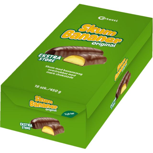 Carletti Skumbananer 450g