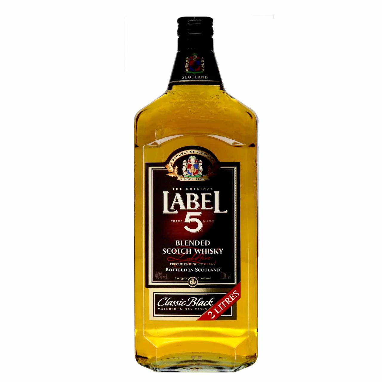 Label 5 Blended Scotch Whisky 40% 2,0l