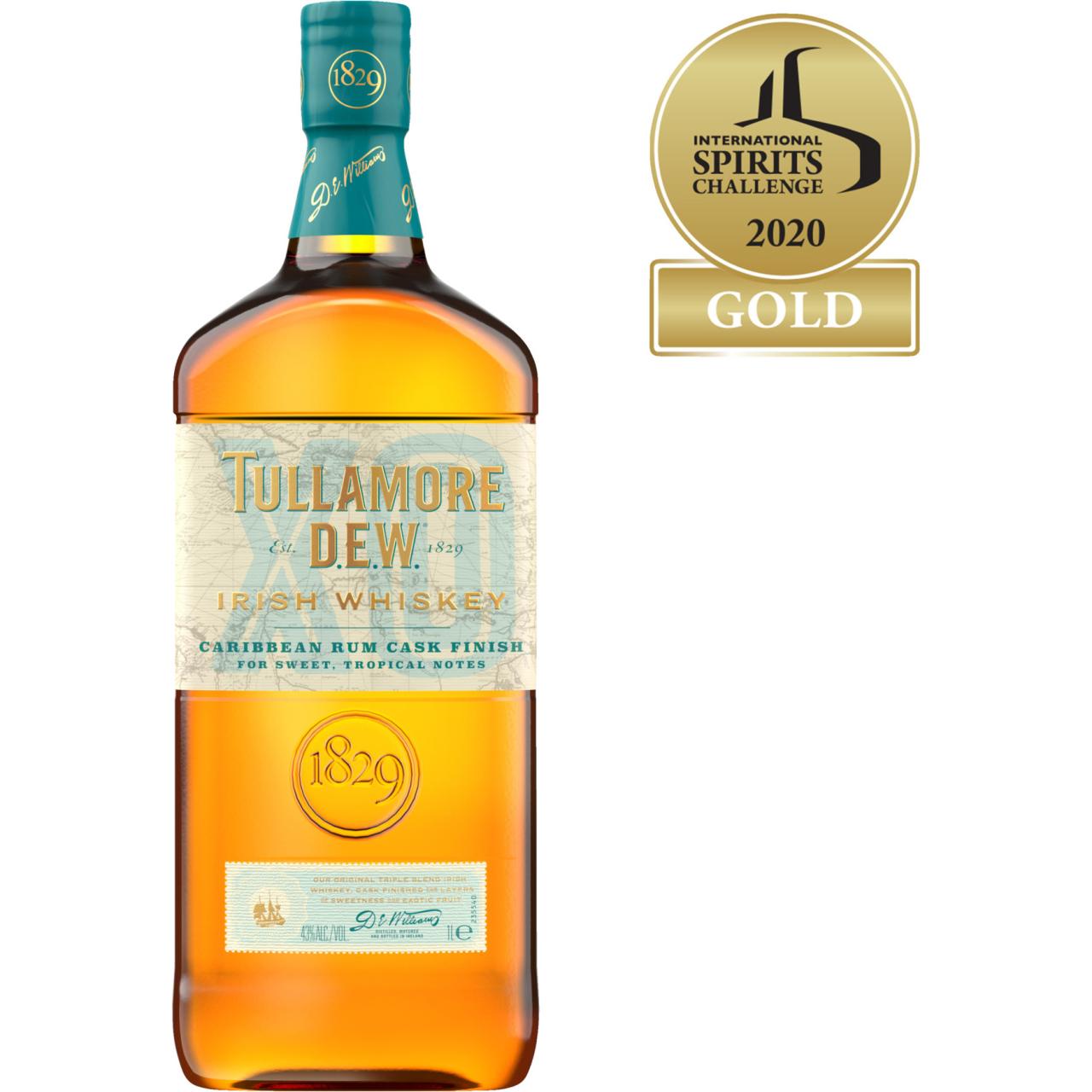 Tullamore Irish Whisky Dew XO Rum cask 43% 1,0l