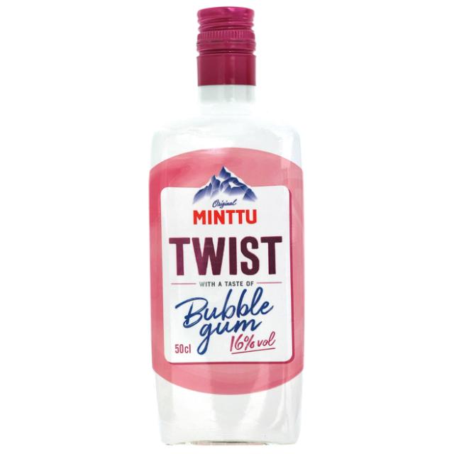 * Minttu Twist Bubble-Gum 16 % 0,5l