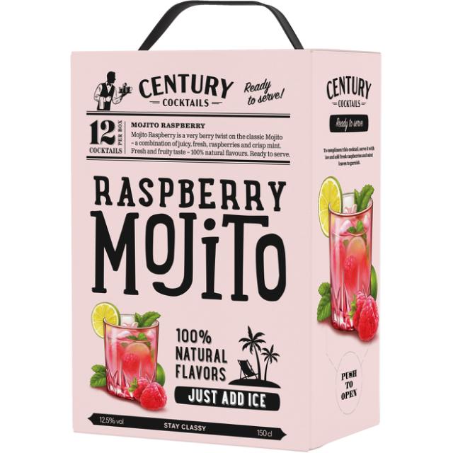 Century Cocktail Raspb. Mojito 12,5% 1,5l
