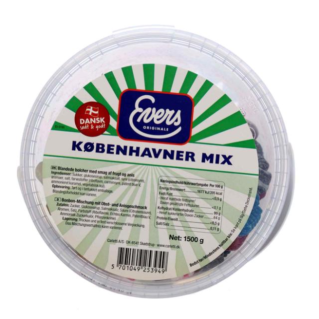 Evers Københavner Mix Eimer 1500g