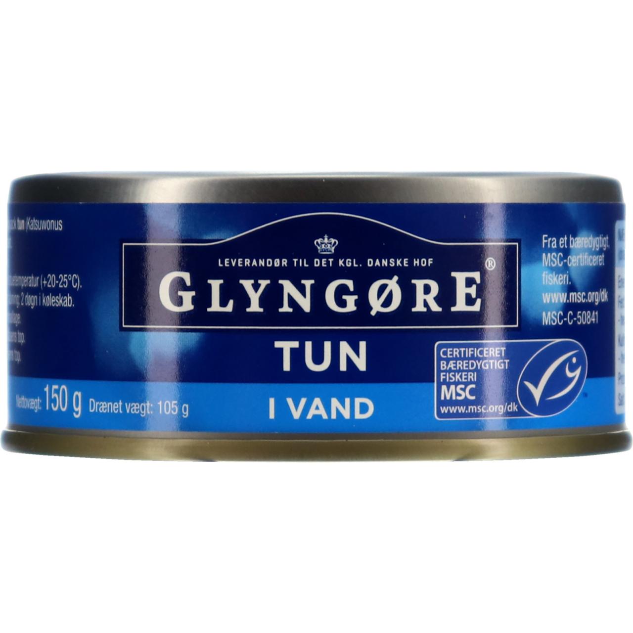 Glyngøre MSC Tun i vand/Thunfisch in Wasser 150g