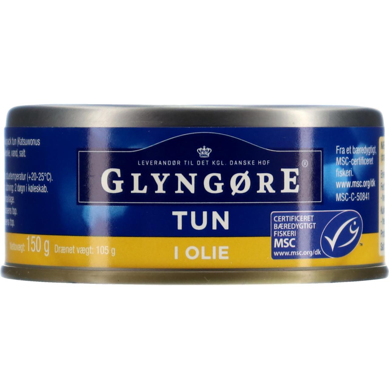 Glyngøre MSC Tun i olie/Thunfisch in Öl 150g