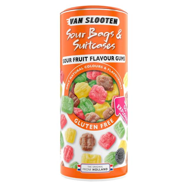 Van Slooten Sour Bags & Suitecases 340g