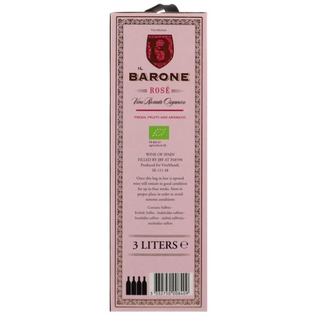 Il Barone Rose 11,5% 3,0l BIB BIO