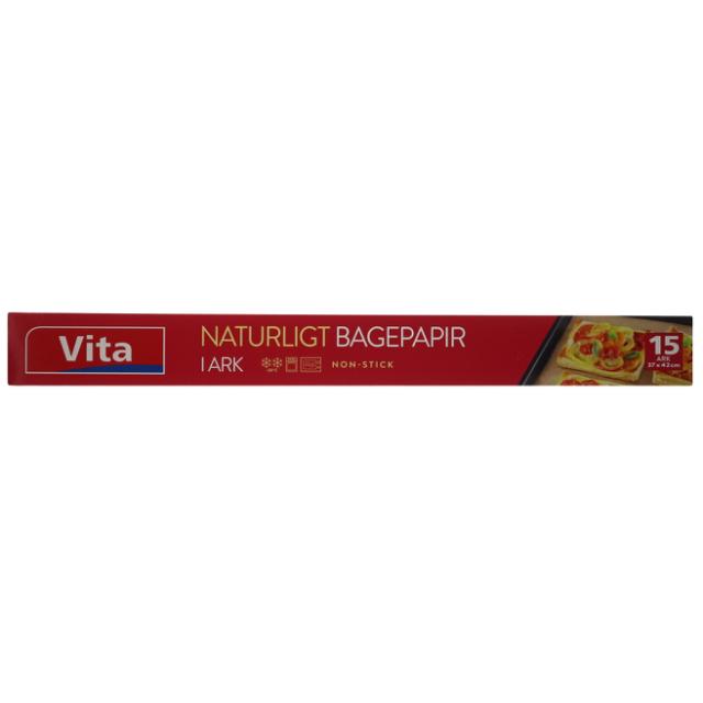 Vita Natural Baking paper in sheets/Backpapier 15 Blatt