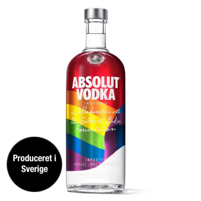 * Absolut Vodka Rainbow 40% 1,0l