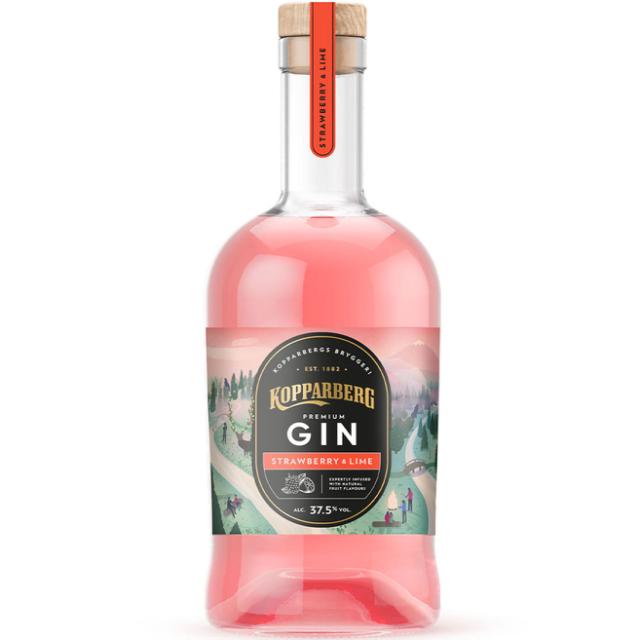 Kopparberg Gin Strawberry & Lime 37,5% 0,7l