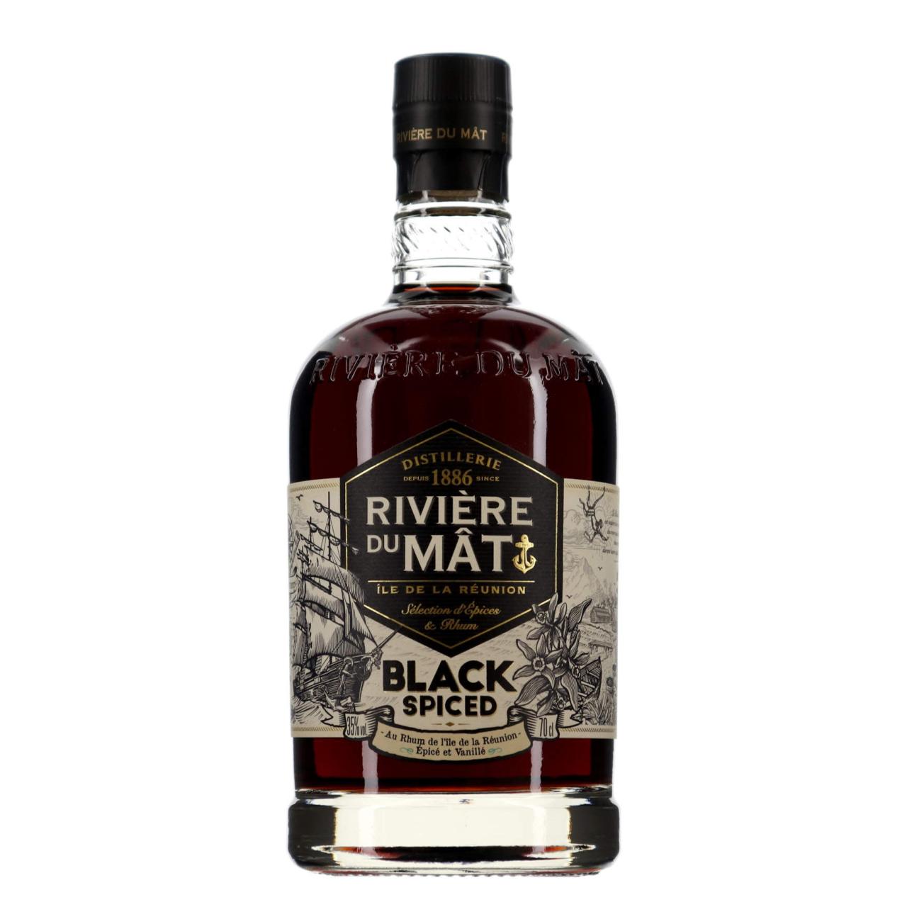 Riviere Du Mat Black Spiced Rum 35% 0,7l