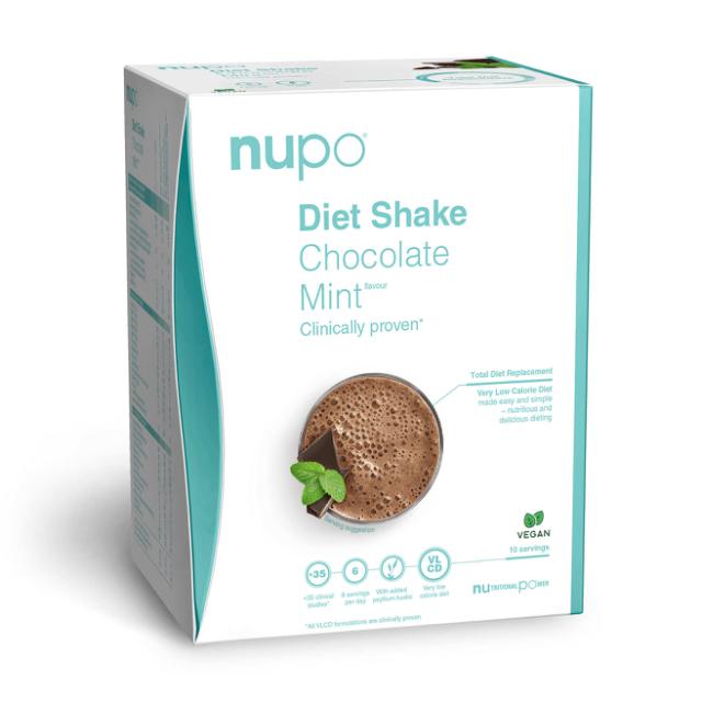 * Nupo Diet Shake - Chocolate Mint 10 port.