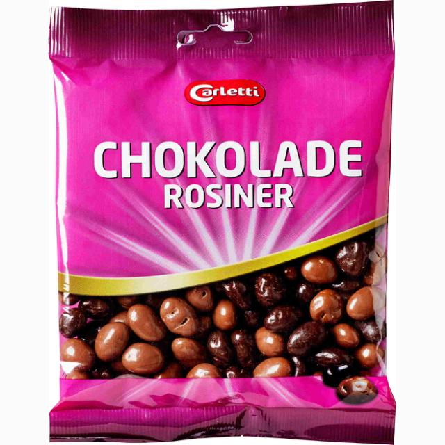 * Carletti Chokoladerosiner 190g