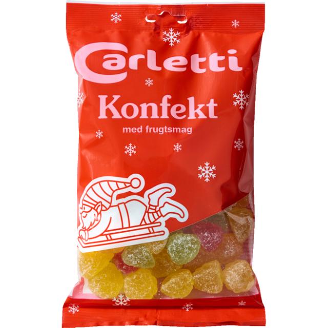 Carletti Konfekt frugtsmag 400g