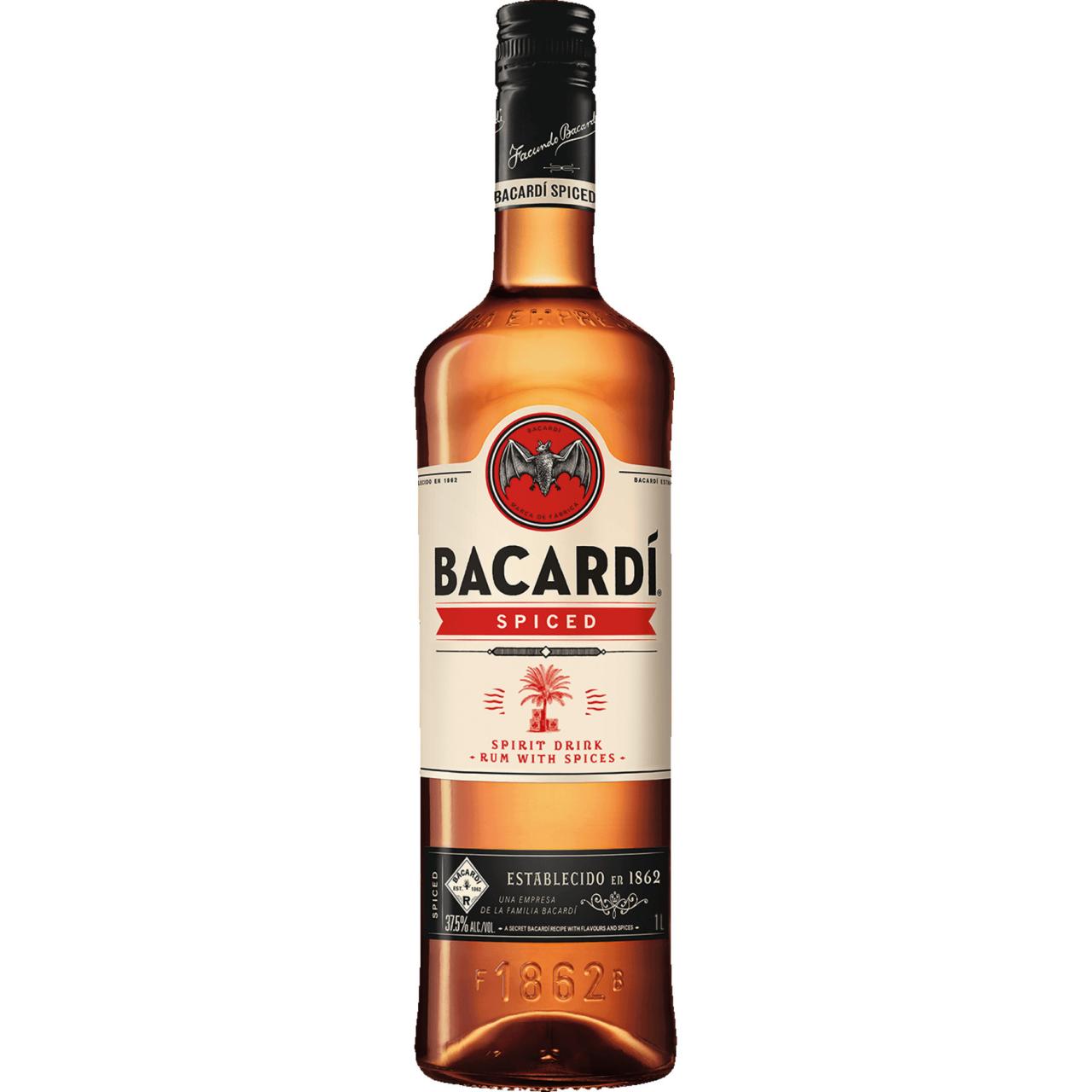 Bacardi Rum Spiced Oakheart 35% 1,0l