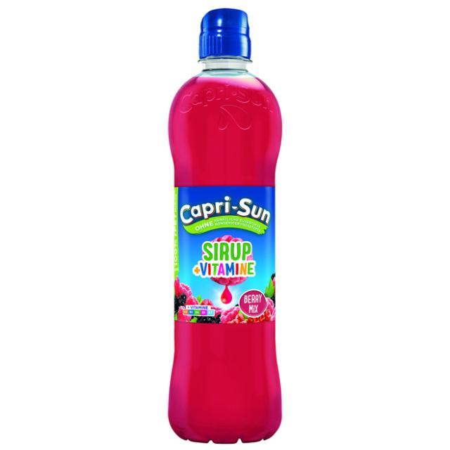 * Capri-Sun Sirup + Vitaminer Bær Mix/Berry Mix 600ml