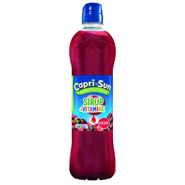 *Capri-Sun Sirup + Vitaminer Kirsebær/Kirsche 600ml
