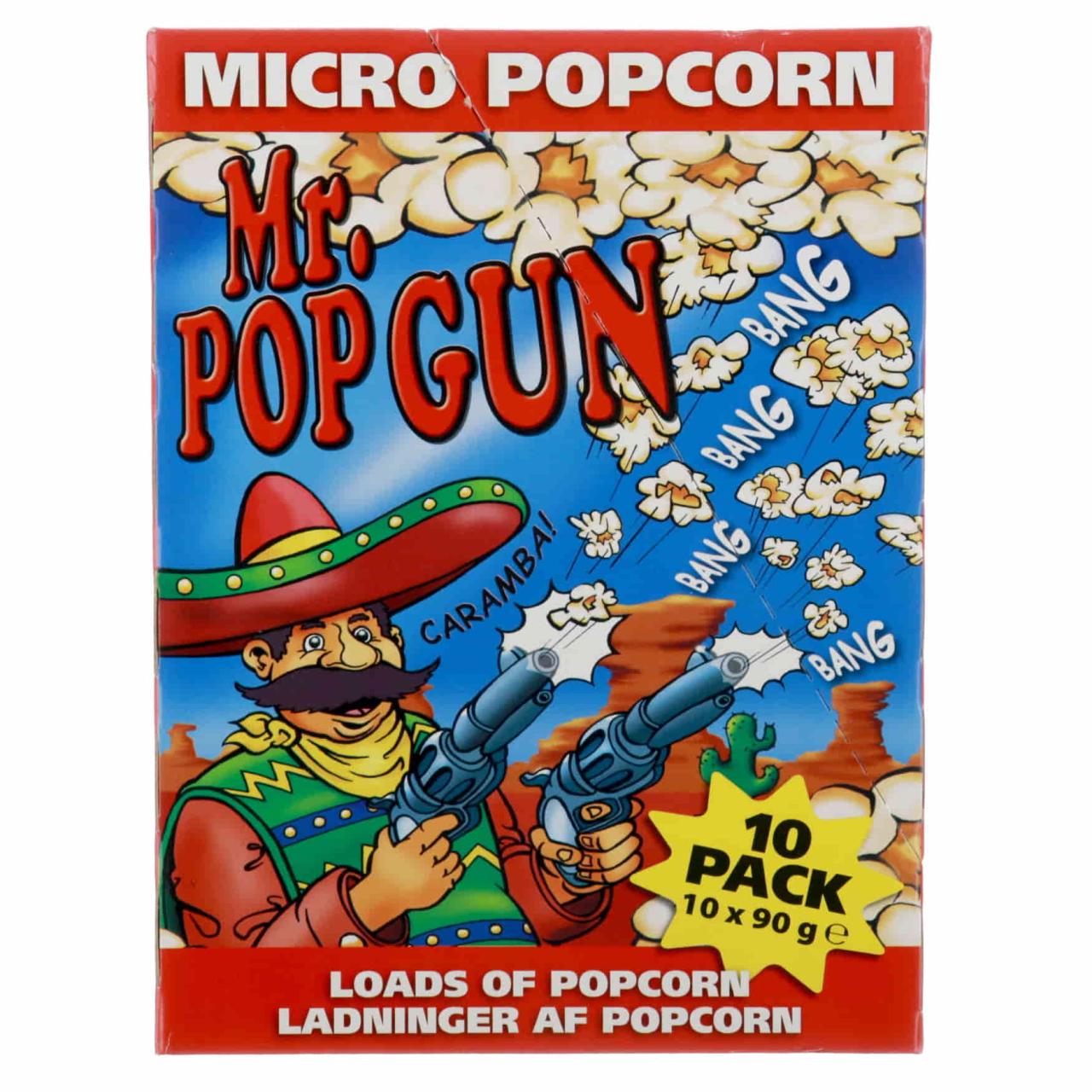 Mr. Popgun Micro Popcorn 10x90g