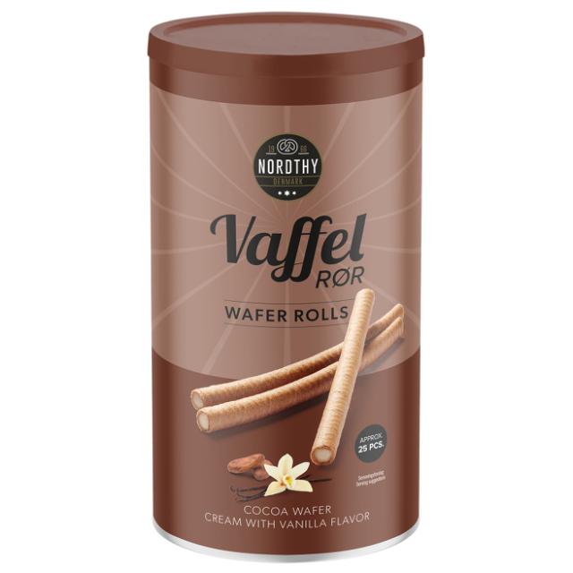 Nordthy Vaffelrør Kakao med Vanilje 250g