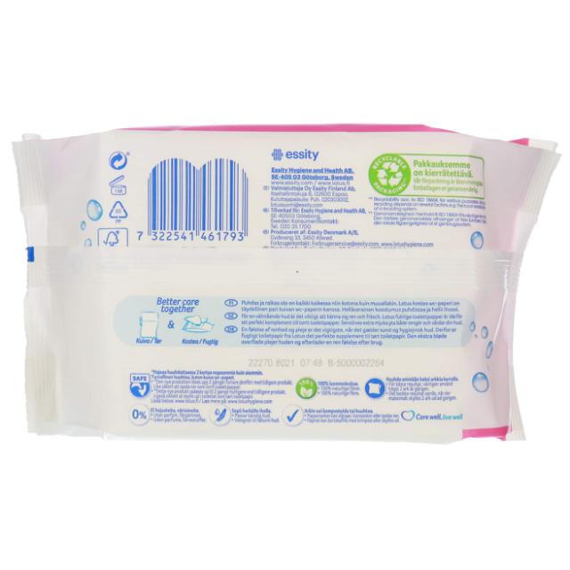 Lotus Moist Sensitive feuchtes Toilettenpapier Family Pack