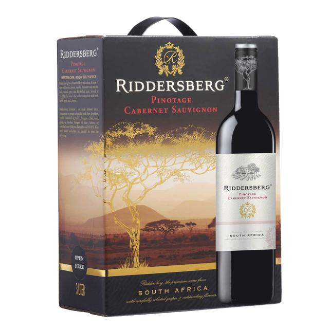 * Riddersberg Pinotage Cabernet Sauvignon 13,5% 3l BIB
