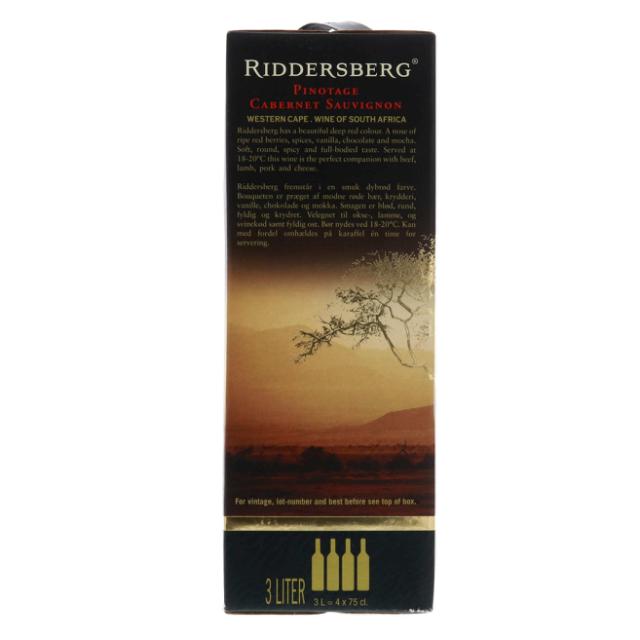 * Riddersberg Pinotage Cabernet Sauvignon 13,5% 3l BIB
