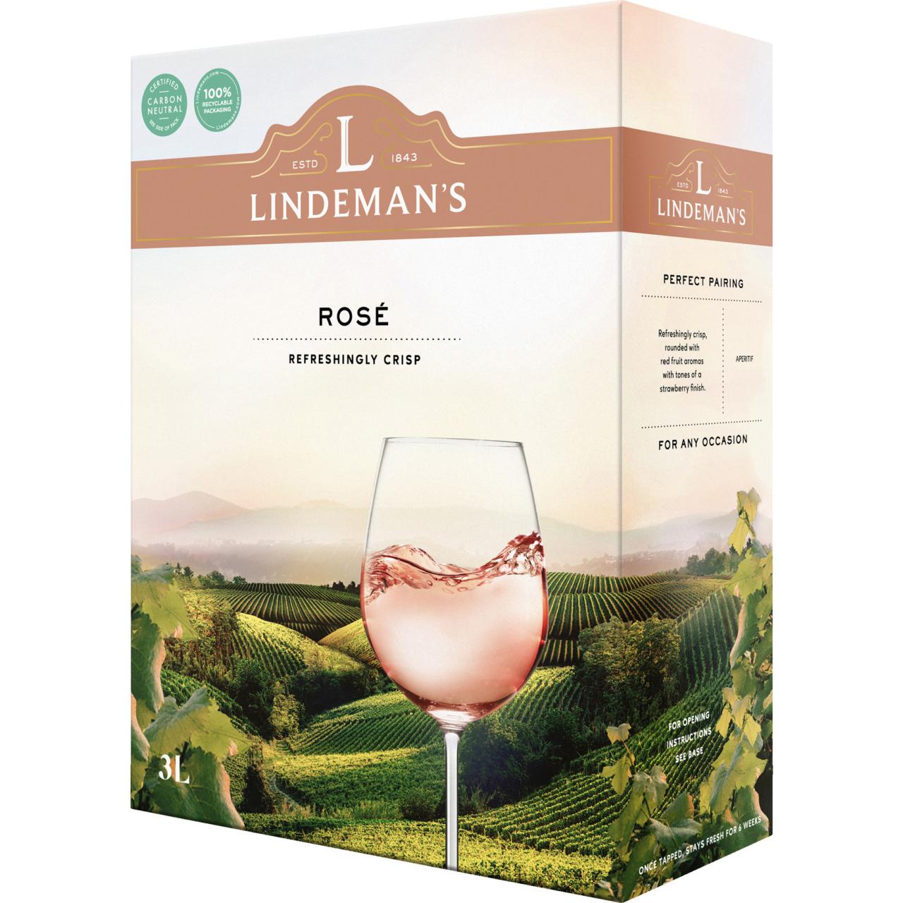 Lindeman's Rosé 11% 3l BIB