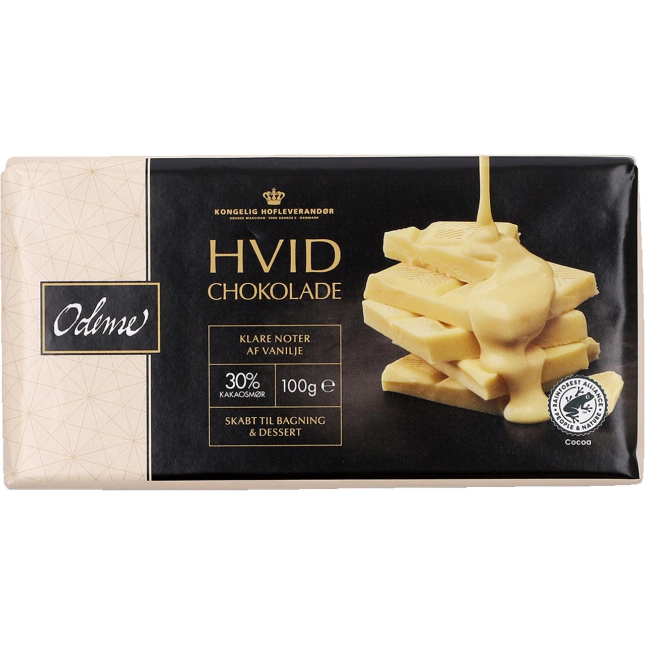 * Odense Chokoladeplade Hvid 100g