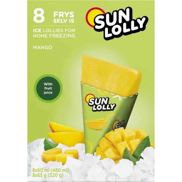 * Sun Lolly Mango 8/60ml Display