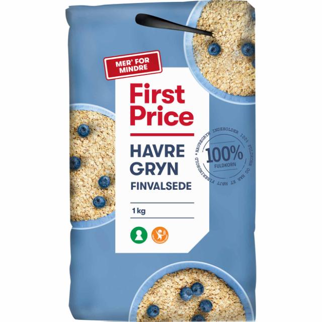 * Havregryn Finvalsede/Haferflocken fein 1kg
