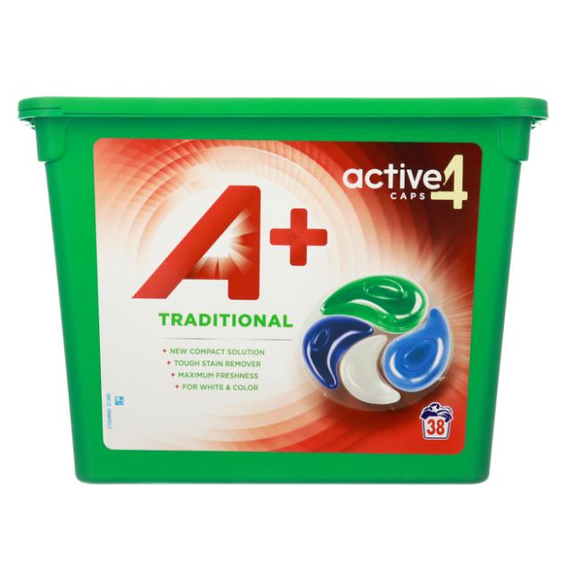 A+ Vaskekapsler 38 St. Display