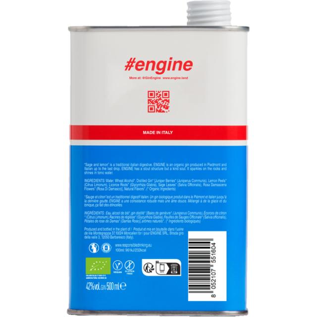 Engine Organic Gin 42% 0,5l